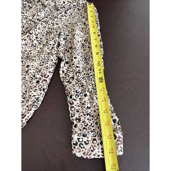 Grand & Greene Leopard Print Button-Up Long Sleeve Shirt size S - Picture 10 of 10